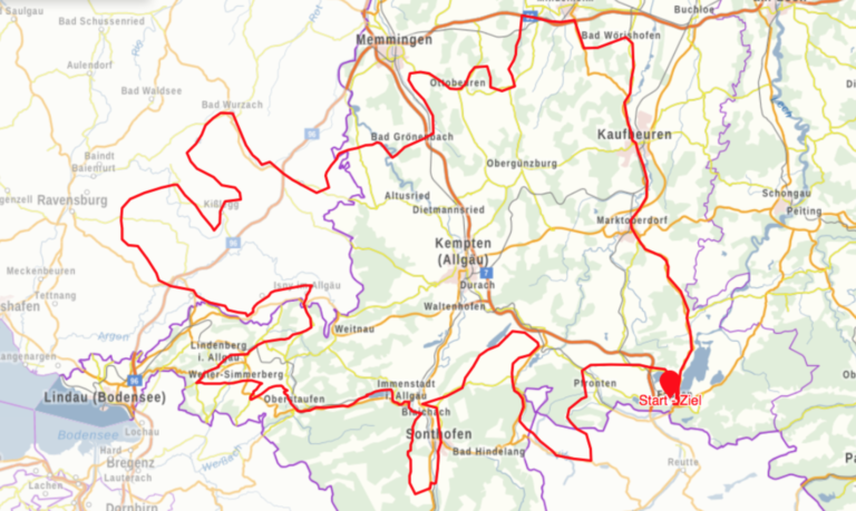 Besuchen Sie uns doch mit dem Fahrrad über einen Allgäu